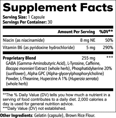 Advanced Cognitive Support Boost Focus, Memory Mental Clarity