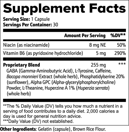 Advanced Cognitive Support Boost Focus, Memory Mental Clarity